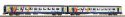 N-2-Piece Set Corail Car ALSACE 2x 2.Class SNCF VI, N, PIKO 94510