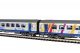 N-2-Piece Set Corail Car ALSACE 2x 2.Class SNCF VI, N, PIKO 94510