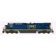 GE ES44AC w/DCC -- CSX Transportation (Blue, yellow, `How Tomorrow Moves` Logo), HO, Intermountain Railway Company 49718