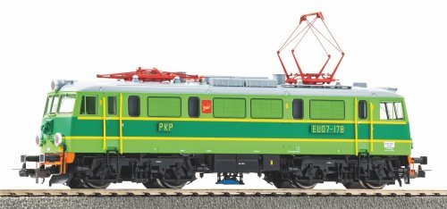 Electric Locomotive EU07 PKP V + DSS PluX22, HO, PIKO 96358
