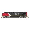 GE ES44AC GEVO - DCC -- Canadian National (black, red, white, Website Logo), HO, Intermountain Railway Company 49783