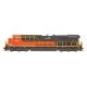 GE ES44AC w/DCC -- ArcelorMittal (black, red), HO, Intermountain Railway Company 49733