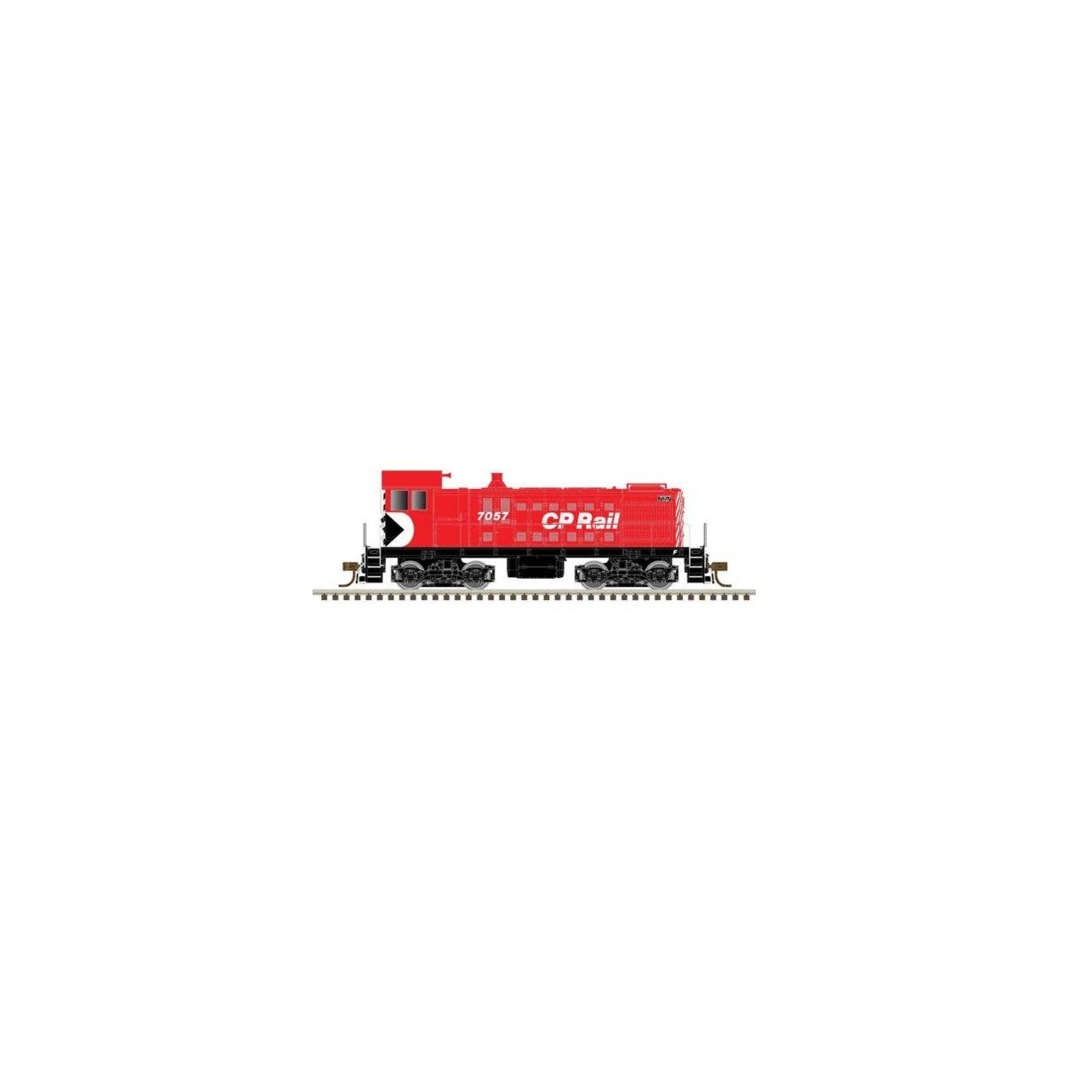 Alco S2 w/LokSound & DCC - Master(R) -- Canadian Pacific 7057 (red, black, white), N, Atlas Model Railroad Co. 40005715