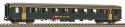 Passenger Car EW I 1. Class green, new lettering SBB Era V, HO, PIKO 96777