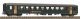 Passenger Car EW I 2. Class green, new lettering SBB Era V, HO, PIKO 96778