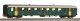 EW I 1st Cl. Passenger car w/old lettering SBB IV, HO, PIKO 96798