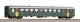 EW I 2nd Cl. Passenger car w/old lettering SBB IV, HO, PIKO 96799