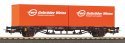 Flatcar w/2 20" Weiss Brothers containers ÖBB V, HO, PIKO 97151