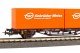 Flatcar w/2 20" Weiss Brothers containers ÖBB V, HO, PIKO 97151