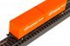 Flatcar w/2 20" Weiss Brothers containers ÖBB V, HO, PIKO 97151