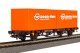 Flatcar w/2 20" Weiss Brothers containers ÖBB V, HO, PIKO 97151