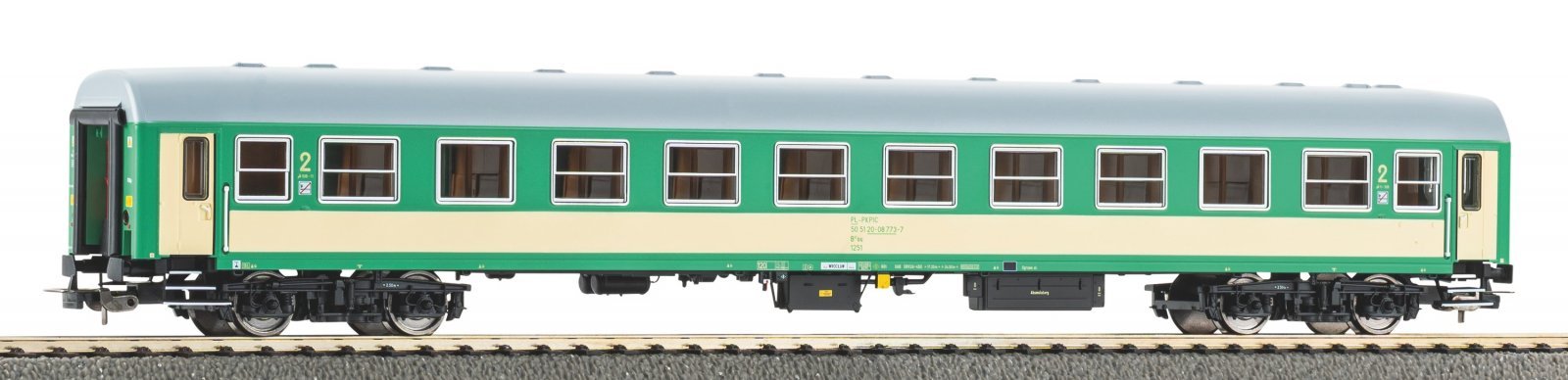 Passenger Car 111A 2. Class PKP IC VI, HO, PIKO 97186