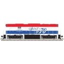 Alco RS11 - LokSound & DCC - Classic Gold -- Duluth, Winnipeg & Pacific 3605 (Bicentennial, red, white, blue), N, Atlas Model Ra