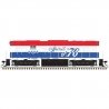 Alco RS11 - LokSound & DCC - Classic Gold -- Duluth, Winnipeg & Pacific 3605 (Bicentennial, red, white, blue), N, Atlas Model Ra