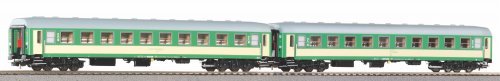 2 pc. Passenger car set PKP IC VI 2, HO, PIKO 97303