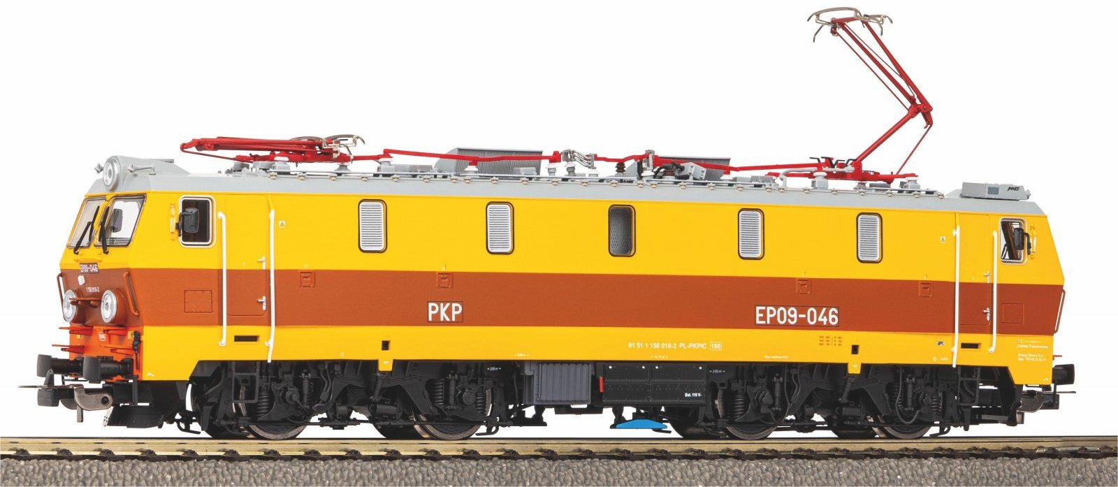 Sound Electric Locomotive EP09-046 PKP IC VI, incl. PIKO Sound Decoder, HO, PIKO 97525