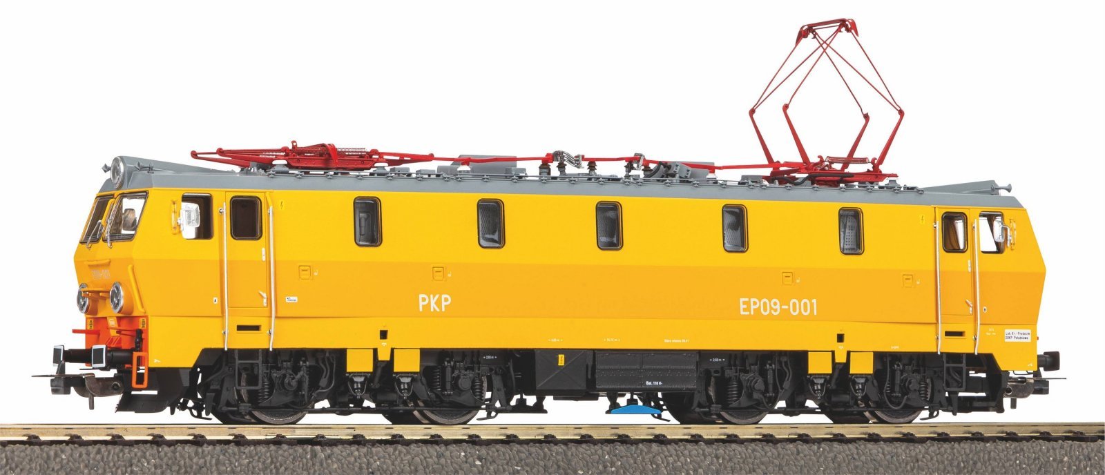 Electric Locomotive EP09 PKP IV + DSS PluX22, HO, PIKO 97526