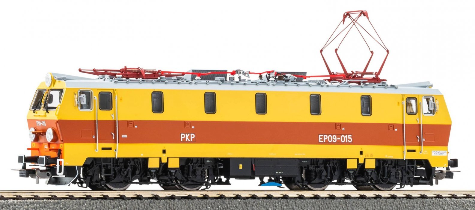 Electric Locomotive EP09 015 PKP V + DSS PluX22, HO, PIKO 97530