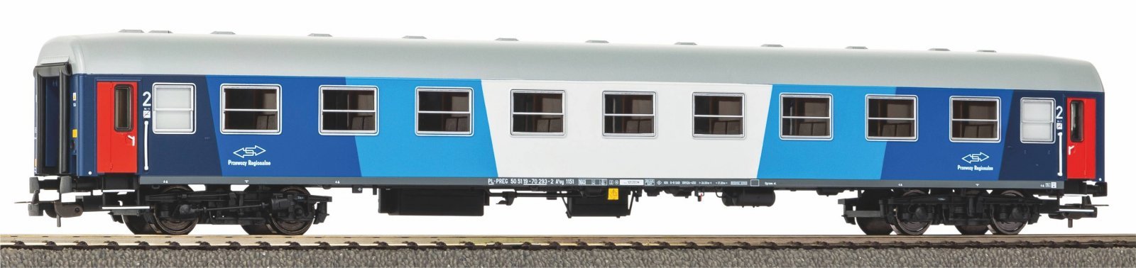 Passenger Car 1. Class 112A PR VI, HO, PIKO 97621