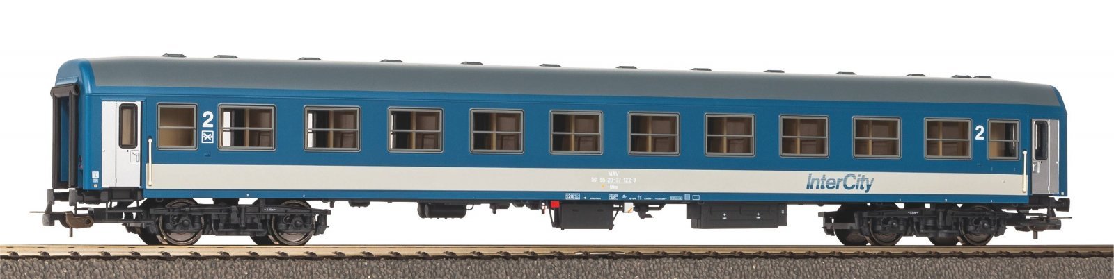 Passenger Car IC-lettering 2. Class MAV V, HO, PIKO 97628