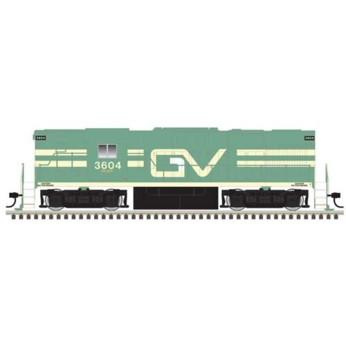 Alco RS11 - LokSound & DCC - Classic Gold -- Genessee Valley 3604 (green, yellow), N, Atlas Model Railroad Co. 40005888