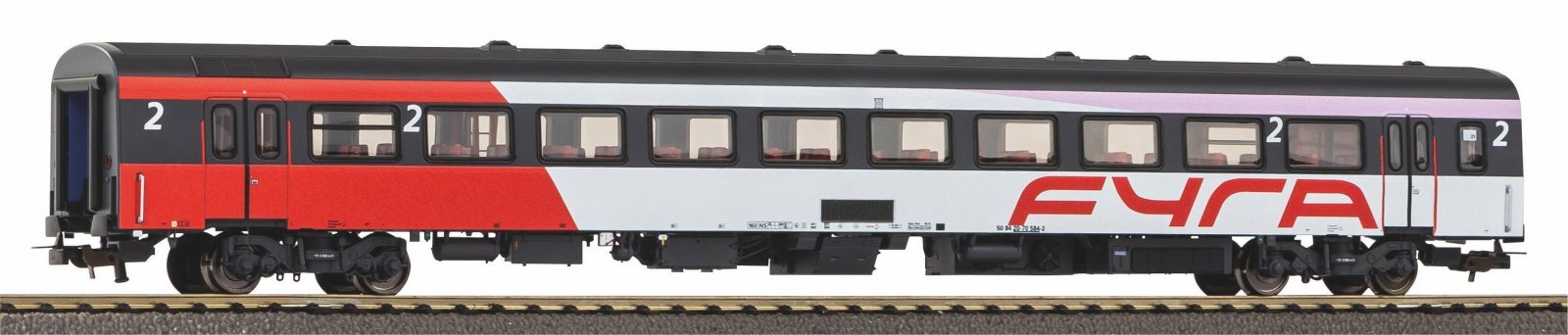 Passenger Car ICR 2. Class FYRA V, HO, PIKO 97638
