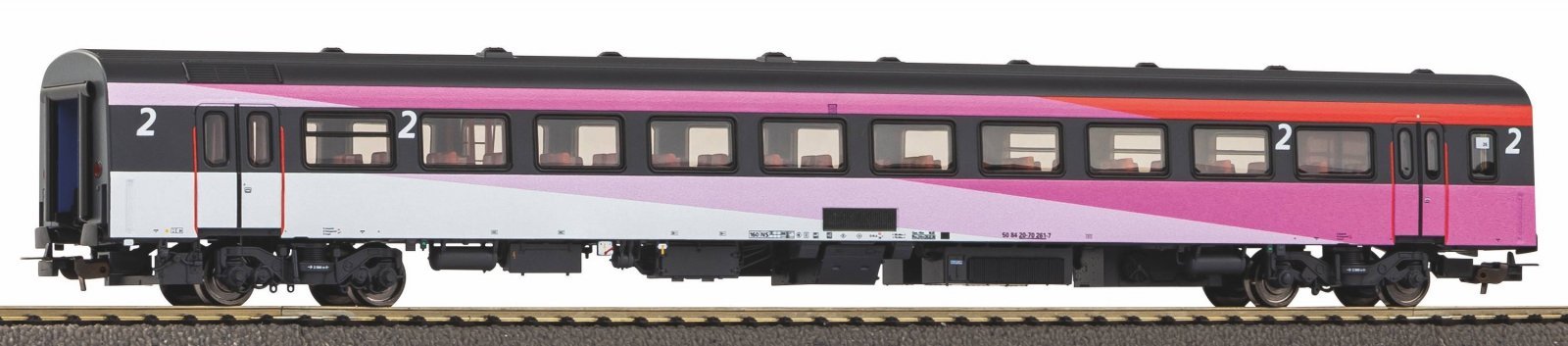 Passenger Car ICR 2. Class FYRA V, HO, PIKO 97639