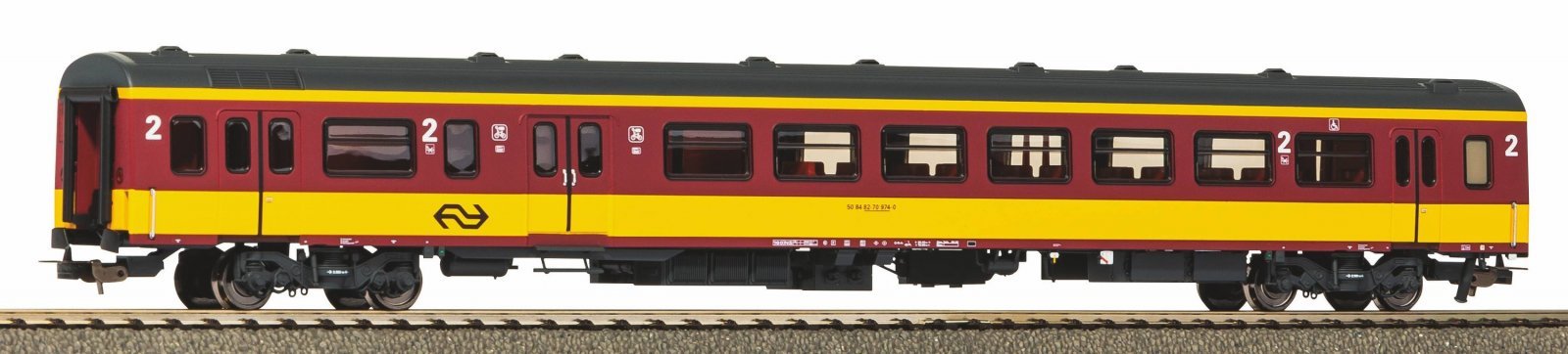 Passenger Car ICR 2. Class with Baggage Compartment NS/SNCB IV, HO, PIKO 97644