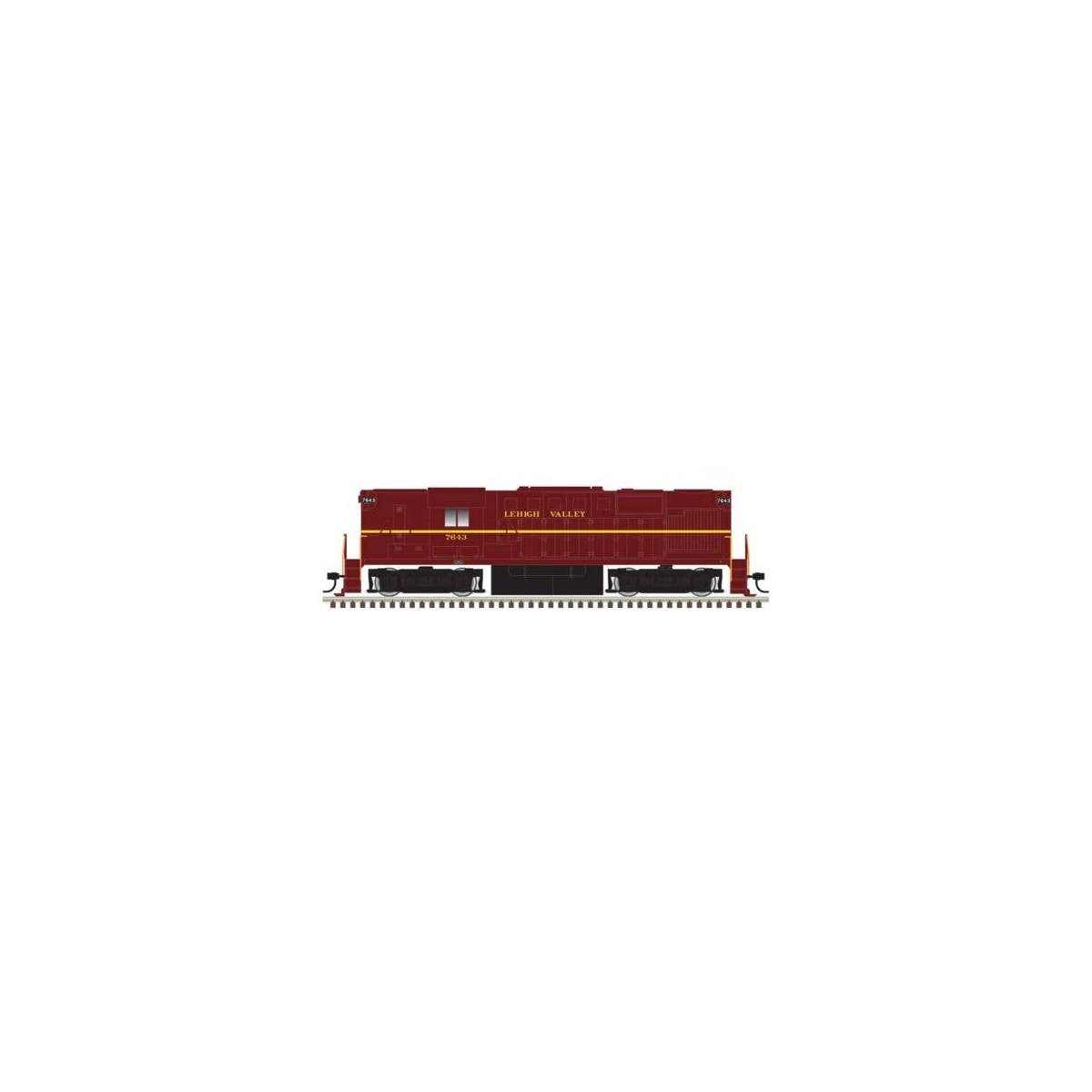 Alco RS11 - LokSound & DCC - Classic Gold -- Lehigh Valley 7640 (maroon, gold), N, Atlas Model Railroad Co. 40005893
