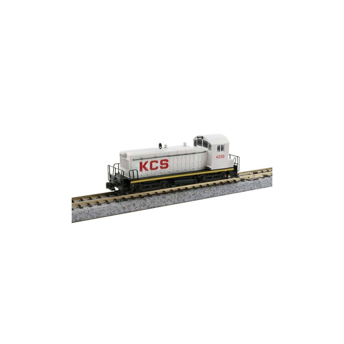 EMD NW2 - Standard DC -- Kansas City Southern 4200 (white, red, yellow), N, Kato USA Inc 1764394