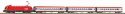 Starter Set Taurus ÖBB w. 3 IC Passenger cars, PIKO A-Track w. Railbed, HO, PIKO 97947