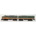 EMD FT A-B Set - Standard DC -- Milwaukee Road (As-Delivered, orange, gray), N, Intermountain Railway Company 69017