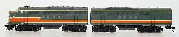 EMD FT A-B Set - Standard DC -- Milwaukee Road (As-Delivered, orange, gray), N, Intermountain Railway Company 69017