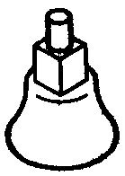 Bells for Diesel Locos (Brass Castings), HO Scale, Cal Scale 430