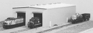 Modern Engine House, N Scale, Micro Engineering 60001
