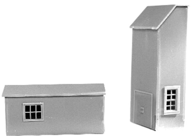 Hoist House & Sand House Set, HO Scale, Tichy Train Group 8005