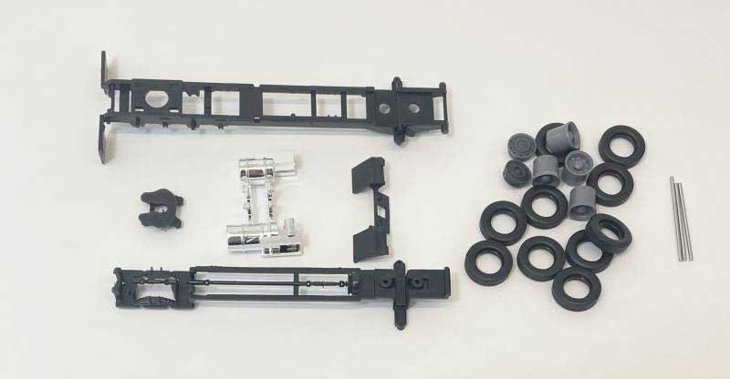 Mack Truck Long Chassis Kit, HO Scale, Herpa Models 5534