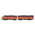 EMD FT A-B Set - Standard DC -- Milwaukee Road (orange, maroon), N, Intermountain Railway Company 69027