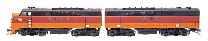 EMD FT A-B Set - Standard DC -- Milwaukee Road (orange, maroon), N, Intermountain Railway Company 69027