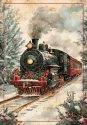 Steam Train Christmas Cards, ALL Scales, Train Enthusiast Vendors 76582