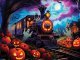 Spooky Train Jigsaw Puzzle, ALL Scales, Train Enthusiast Vendors 77208