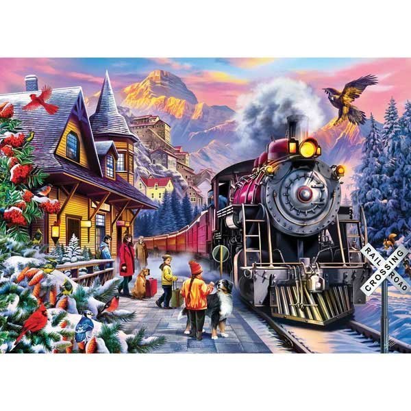 Railways - Alpine Journey Jigsaw Puzzle, ALL Scales, Train Enthusiast Vendors 725144