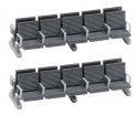 Platform Benches, HO Scale, Faller Gmbh 180867