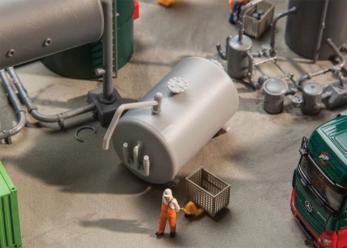 Oil Tank - Kit, HO Scale, Faller Gmbh 180943