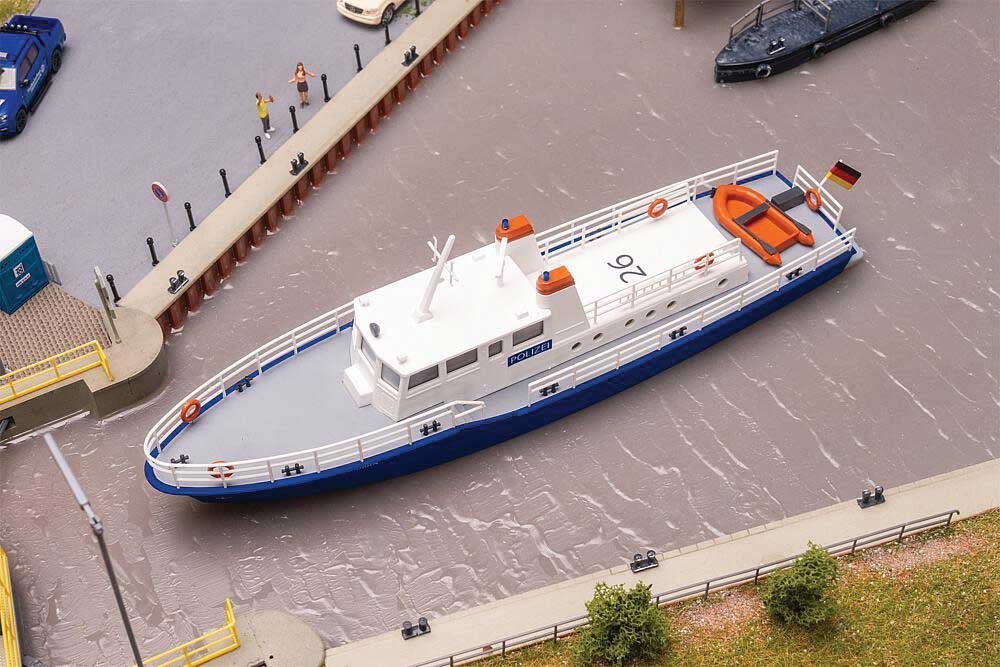 Police Boat - Kit, HO Scale, Faller Gmbh 131019