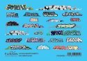 Graffiti Decal Set, N Scale, Fusion Scale Graphics 200215