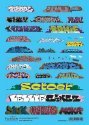 Graffiti Decal Set, HO Scale, Fusion Scale Graphics 100432