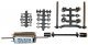 Universal Driveline Couplers, ALL Scales, Northwest Short Line 4806