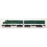 EMD FT A-B Set - Standard DC -- Southern Railway (green, aluminum), N, Intermountain Railway Company 69016