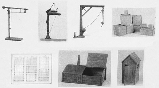 Trackside Assortment, HO Scale, Tichy Train Group 8160